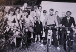 Tur til Hvidbjerg på knallert 1952-53.